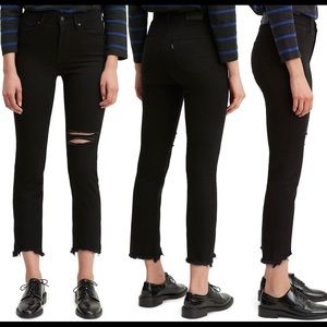 Levi’s High Rise Crop Flare Jean